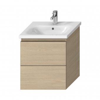 Spintelė Jika MIO N 515x448x588 mm, 550 mm praustuvui , 2 stalčiai, spalva - pelenų medžio 